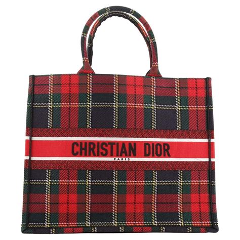 christian dior checkered bag